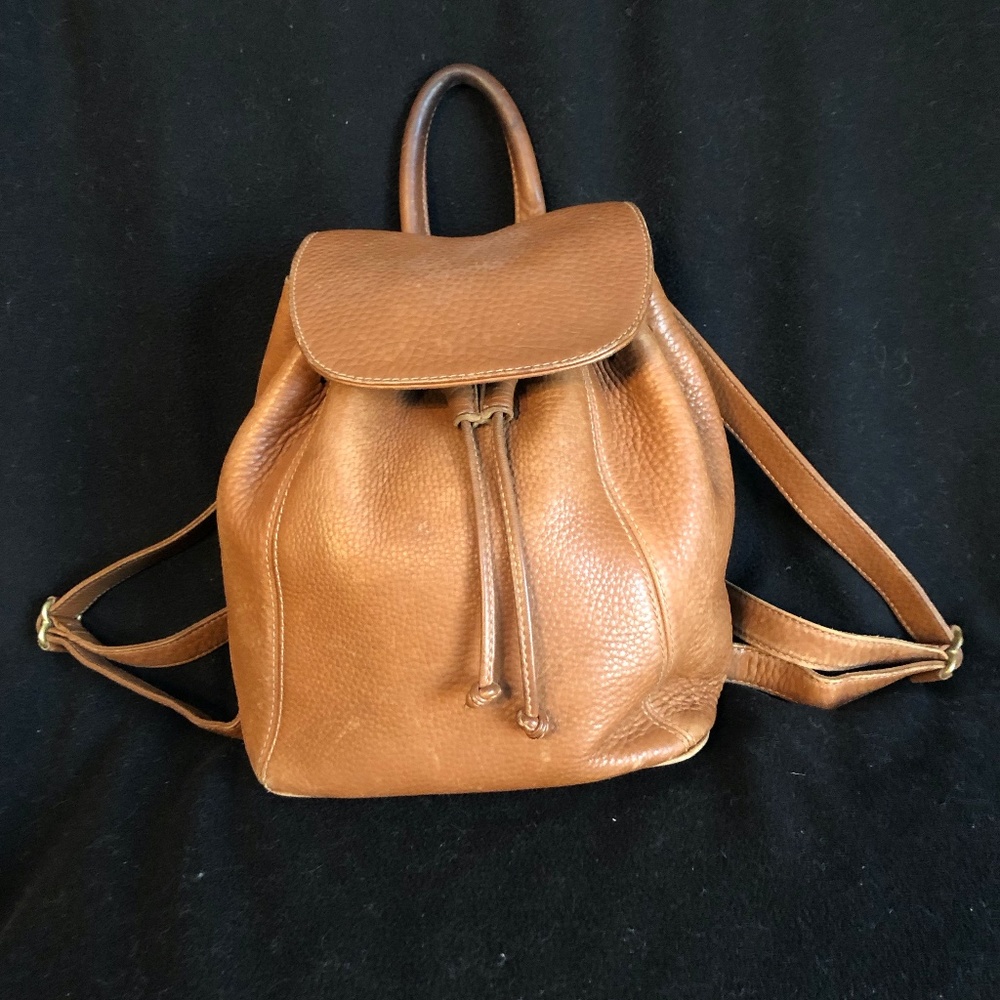 Coach Authentic Vintage Pebbled Leather Backpack